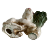 Vintage Rabbit and Cabbage Vase Cotton Tail Bunny Cachepot Sculpture (c.1970s)