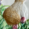 Vintage Bunny Rabbit and Flowers Textured Dish, Royal Norfolk (c.1990s)