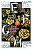 Digital Download "The Alphabet of Flowers and Fruit" E F G H (c.1856) - Instant Download Printable - thirdshift