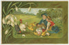 Digital Download "A Joyful Easter" Easter Postcard (c.1909) - Instant Download Printable - thirdshift