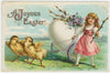 Digital Download "A Joyous Easter" Easter Postcard (c.1910) - Instant Download Printable - thirdshift