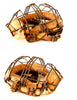 Vintage Baseball Catchers Face Mask with Metal Grid, Leather Straps (c.1930s) - thirdshift