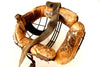 Vintage Baseball Catchers Face Mask with Metal Grid, Leather Straps (c.1930s) - thirdshift
