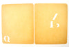 Vintage E-Z Lettering Co. Stencils, Roman 1/2", 3/4", 1", 1-1/2", 2" Letters Numbers (c.1964) - thirdshift