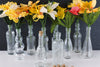 Decorative Clear Glass Bottles with Corks, 5" tall (Set of 10) - thirdshift