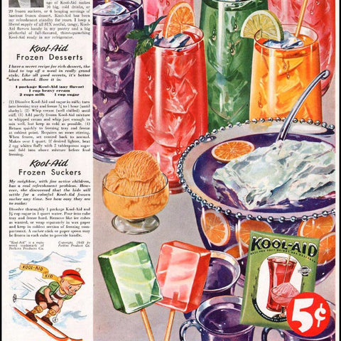 Digital Download "Kool-Aid Soft Drink Mix" Ad (c.1949) - Instant Download Printable - thirdshift