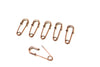Metal Laundry Pin Style Pins in Antique Copper Finish (Set of 6) - thirdshift