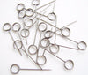Metal Memo Pins in Antique Silver Finish (Set of 20) - thirdshift