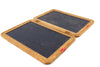 Vintage Real Slate Chalkboard Set / 2 Blackboards, Double-sided, 9 x 12-3/4" each (c.1900s) - thirdshift
