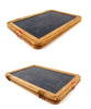 Vintage Real Slate Chalkboard Set / 2 Blackboards, Double-sided, 9 x 12-3/4" each (c.1900s) - thirdshift