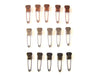 Metal Laundry Pin Style Trinket Pins in Antique Copper Finish (Set of 5) - thirdshift
