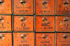Vintage Dorman Parts Drawer Hardware Bin with 16 Drawers in Rustic Orange N1 (c.1950s) - thirdshift