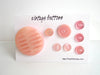Vintage Buttons in Light Pink (Set of 8) "The Bubble Gum Set" (c.1960s) - thirdshift