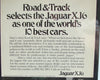 Vintage Jaguar XJ6 Jag British Leyland Sedan Original Print Ad, Period Paper (1972) - thirdshift