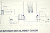 Vintage Star Wars Blueprint for Death Star Interior Detail / Inner Chasm (c.1977) N12 - thirdshift