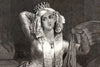 Vintage Engraving of Cleopatra from Shakespeare's "Antony and Cleopatra" (c.1835) - thirdshift