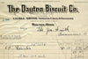 Vintage "The Dayton Biscuit Co." Store Receipt (c.1923) - thirdshift