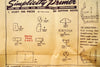 Vintage Simplicity Pattern 3786, Girl's One-Piece Dress, Size 8 (c.1950s) - thirdshift