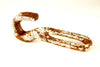 Vintage Industrial Cast Iron Metal Hook / Pully Hook in White and Rust, Large (c.1950s) - thirdshift