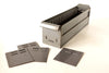Vintage Industrial Metal Parts Drawer with 4 Dividers in Grey (c.1950s) - thirdshift
