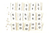 Vintage Number Cards / Table Number Cards with Art Deco Border, #1-15 (c.1930s) - thirdshift