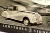 Vintage Armstrong Siddeley Sapphire Saloon Car Original Print Ad, Period Paper (1952) - thirdshift