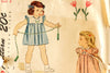 Vintage Simplicity Pattern 1917, Child's One-Piece Dress, Size 3 (c.1940s) - thirdshift