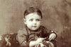Antique Photograph Cabinet Card of Girl from Wisconsin, Violet Orissa Specht (c1890s) - thirdshift