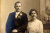 Antique Wedding Photograph (Sepia Toned) in Folder/Frame (c.1900s) - thirdshift