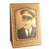 Antique Colorized Photograph of World War I Officer in Folder/Frame (c.1940s) - thirdshift