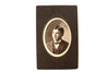 Antique Photograph Cabinet Card of Young Man in Black and White" (c.1890s) - thirdshift