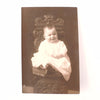 Antique Photograph of Baby in Black and White (c.1890s) - thirdshift