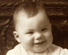 Antique Photograph of Baby in Black and White (c.1890s) - thirdshift