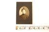 Antique Photograph Cabinet Card of Woman in Black and White (c.1890s) - thirdshift
