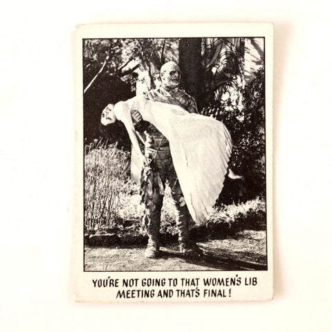 Vintage "You'll Die Laughing" Trading Card #26 by Topps (c.1973) - thirdshift