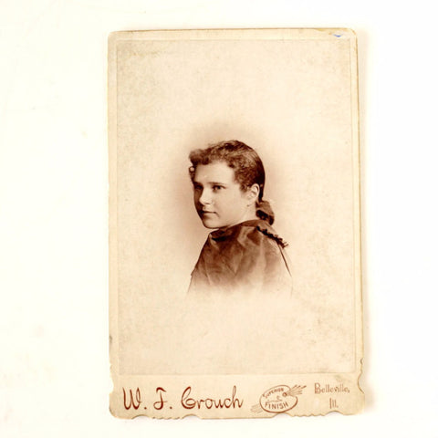 Antique Photograph Cabinet Card, Jessie Holden (c.1910s) - thirdshift