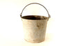 Vintage Galvanized Metal Pail with Handle, 9 inches deep (c.1930s) - thirdshift