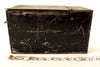 Vintage Metal Safe Deposit Box in Black (c.1940s) - thirdshift