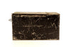 Vintage Metal Safe Deposit Box in Black (c.1940s) - thirdshift