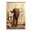 Antique Photograph Cabinet Card of Standing Man (c.1870s) - thirdshift