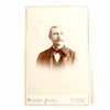 Antique Photograph Cabinet Card of Man with Moustache from St. Louis Missouri (c.1880s) - thirdshift