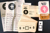 Vintage Teach-Me New Math Division Flash Cards, Complete Set of 41, 6" cards (c.1965) - thirdshift