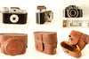 Vintage Miniature Homer Spy Camera with Original Leather Case (1950s) - thirdshift