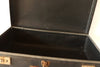 Vintage Metal Airway Luggage in Black by E.J. Gausepohl Luggage Shop (c.1900s) - thirdshift