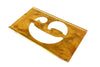 Vintage Brass Stencil Number "6" Reese's Interlocking Stencils, 4-1/2" tall (c.1950s) - thirdshift