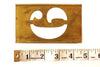 Vintage Brass Stencil Number "6" Reese's Interlocking Stencils, 4-1/2" tall (c.1950s) - thirdshift