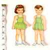 Vintage Paper Doll "Polly" and "Peter" with Clothing (c.1950s) - thirdshift