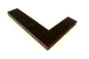 Vintage Industrial Letter "L" 3D Sign Letter in Black Heavy Plastic, 5" tall (c.1980s) - thirdshift