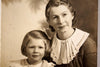 Antique Photograph of Mother and Daughter (c.1900s) - thirdshift