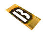 Vintage Brass Stencil Letter "B" Reese's Interlocking Stencils, 4" tall (c.1950s) - thirdshift